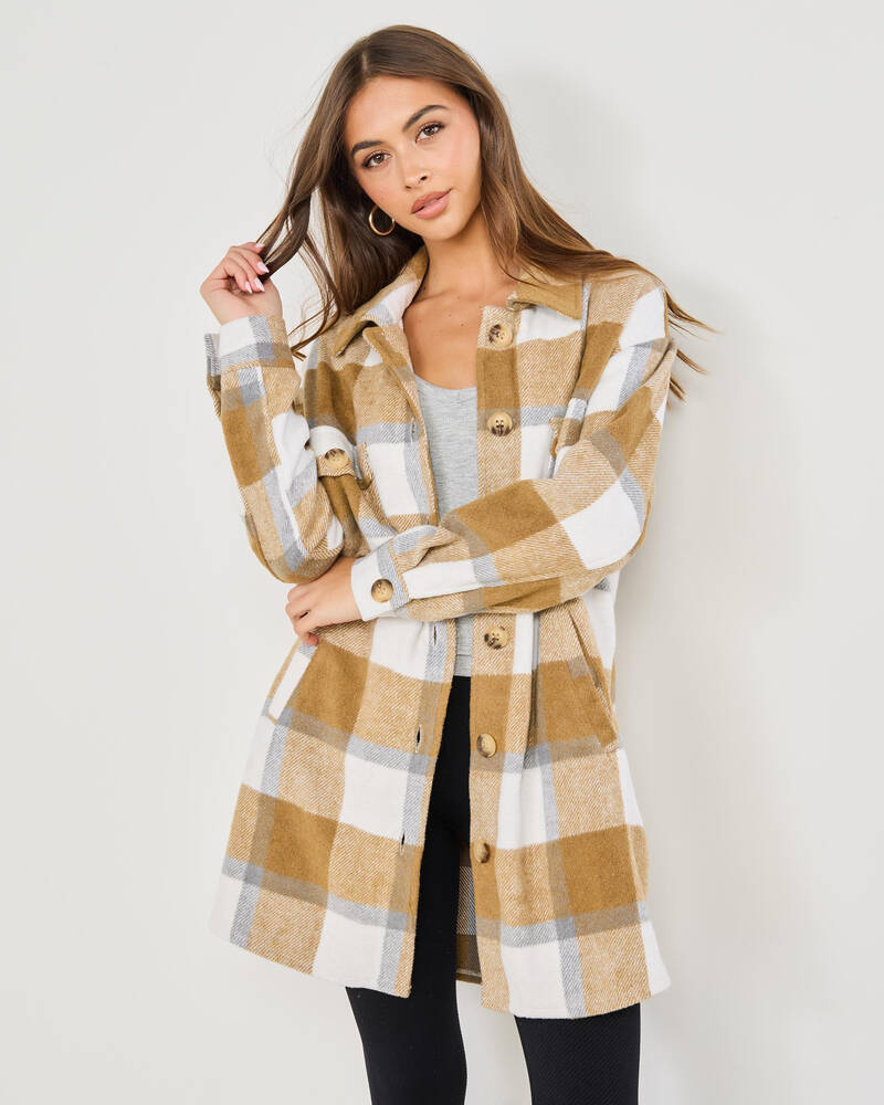 Ava And Ever Arlo Long Shacket for Womens