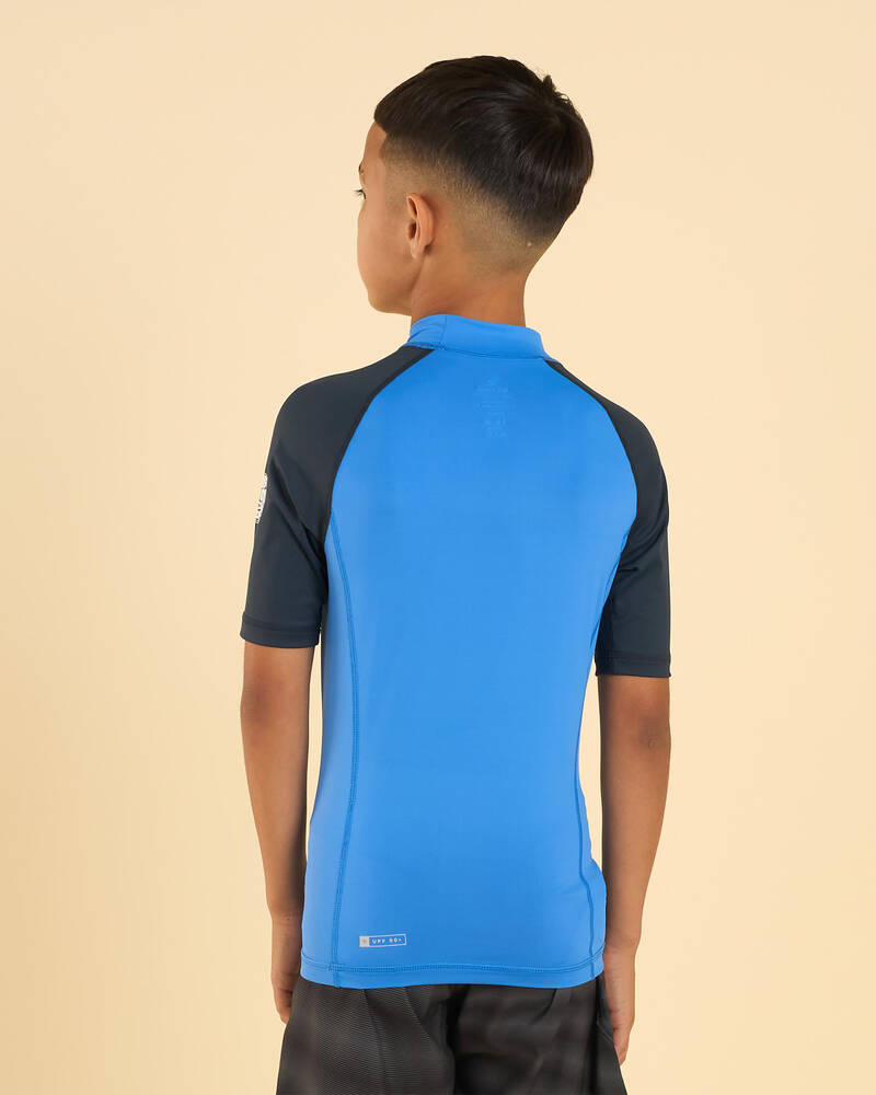 Rip Curl Boy's Shock Short Sleeve Rash Vest for Mens