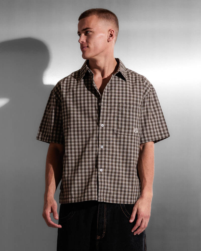 Rusty Anarchy Short Sleeve Shirt for Mens