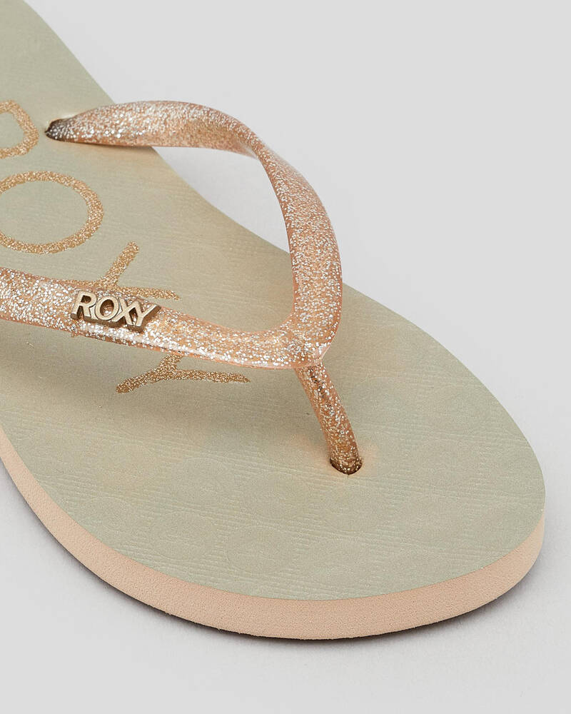 Roxy Girls' Viva Sparkle Thongs for Womens