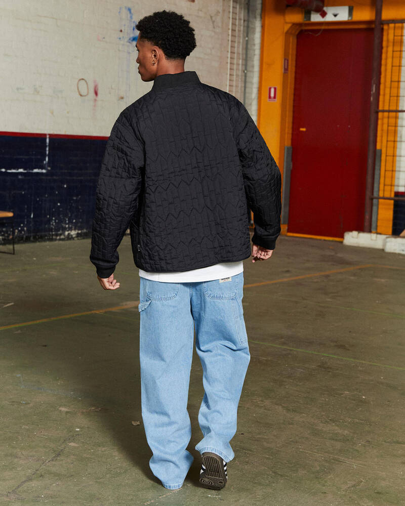Stussy Quilted Nylon Zip Jacket for Mens