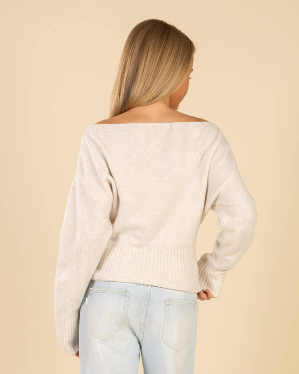 Ava And Ever Girls' Anni Off Shoulder Knit Jumper for Womens