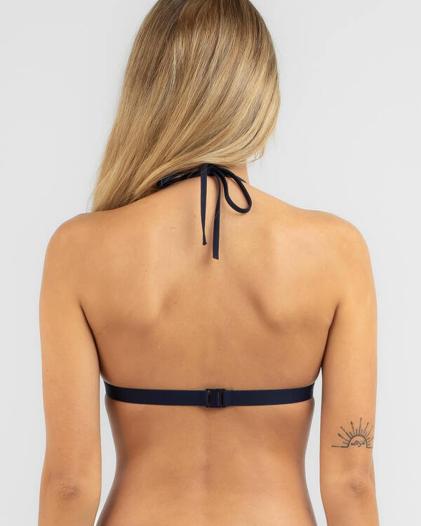 Tommy Hilfiger Core Solid Logo Triangle Bikini Top for Womens