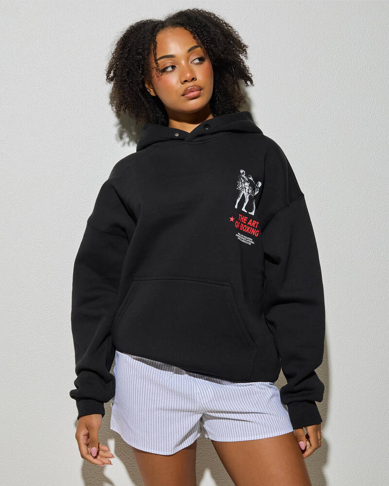 Nena & Pasadena Prone Box Fit Hoodie for Womens