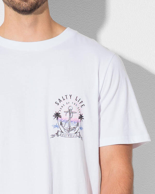 Salty Life Twilight Anchorage T-Shirt for Mens