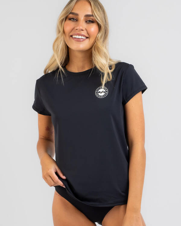 Billabong Sundays Surf Cap Sleeve Rash Vest for Womens