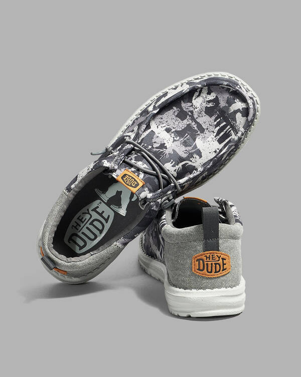 HEYDUDE Wally Funk Hunt Camo Shoes for Mens