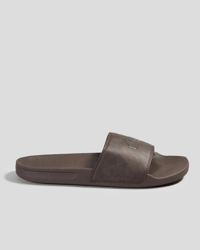 Quiksilver Rivi Nubuck Slides for Mens