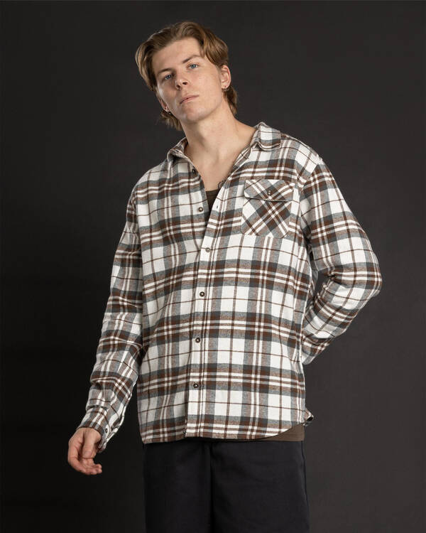 RVCA Plowman Long Sleeve Shirt for Mens