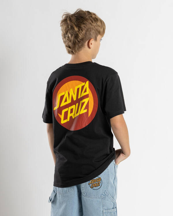 Santa Cruz Boys' OS Bold Shadow Dot T-Shirt for Mens