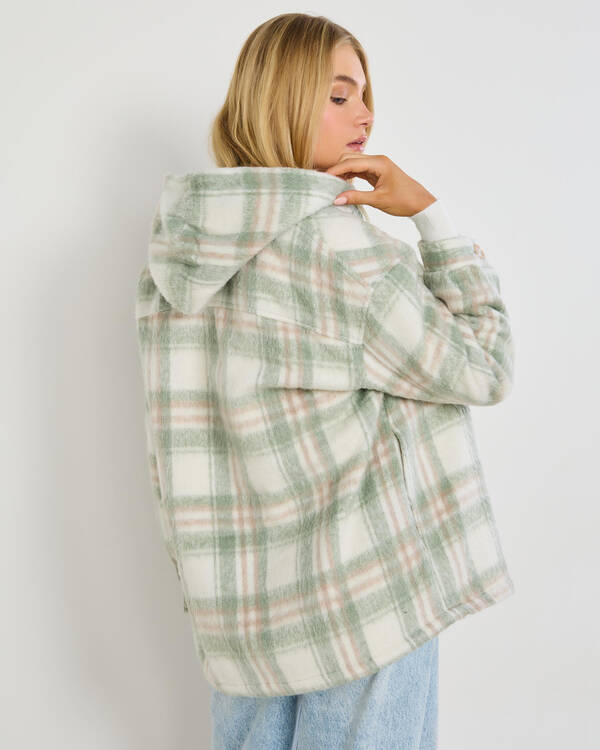 Mooloola Flynn Hooded Shacket for Womens