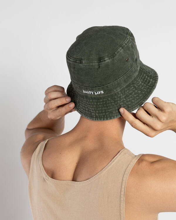 Salty Life Island Bucket Hat for Mens