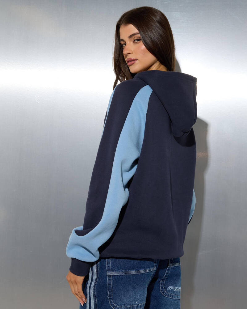 Rusty Black Space Oversized Hoodie for Womens