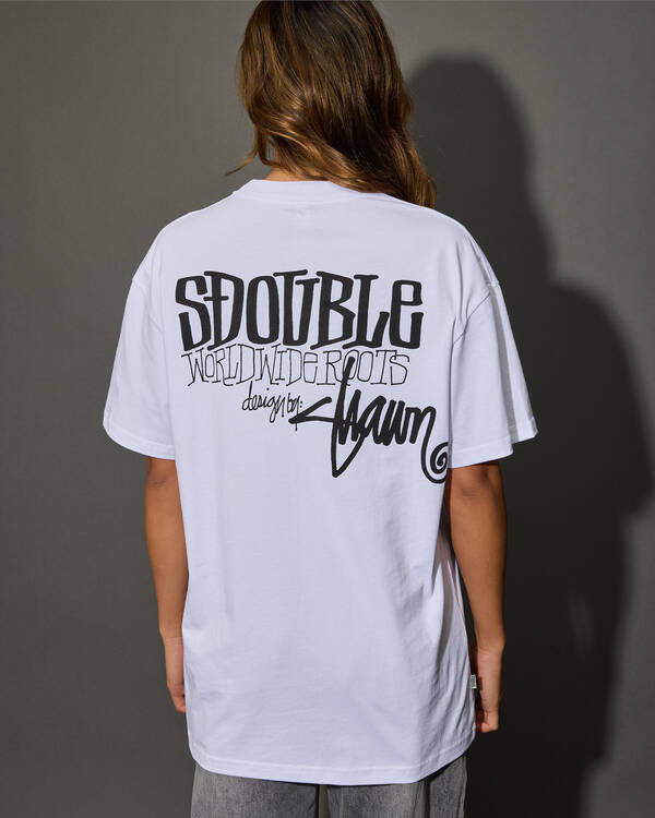 S-Double Women's World Wide Roots T-Shirt for Womens