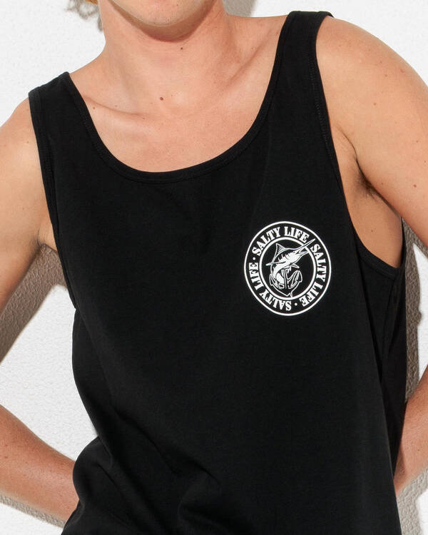 Salty Life Once Bitten Singlet for Mens