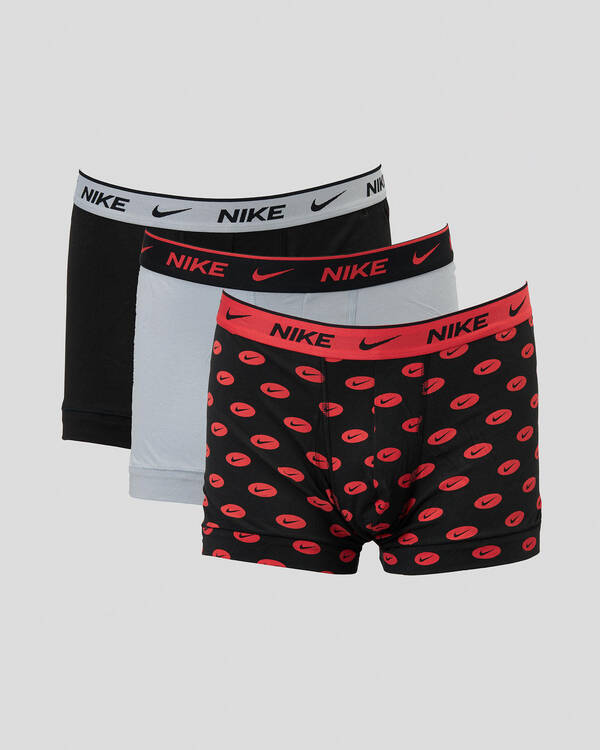 Nike Everyday Cotton Stretch Trunks 3 Pack for Mens