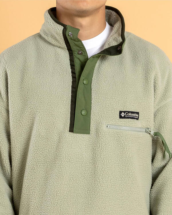 Columbia Helvetia Half Snap Fleece Sweatshirt for Mens
