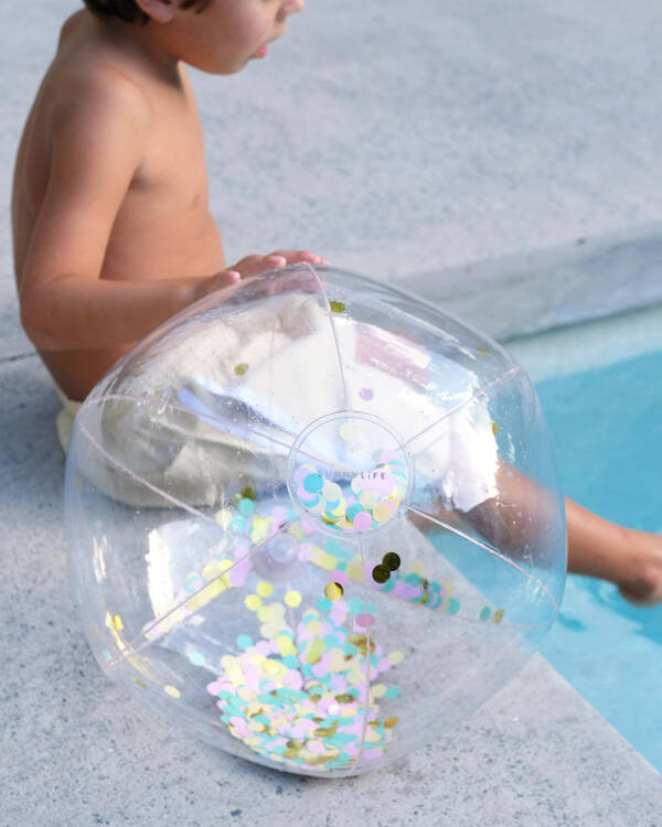 Sunnylife Confetti Inflatable Beach Ball for Womens