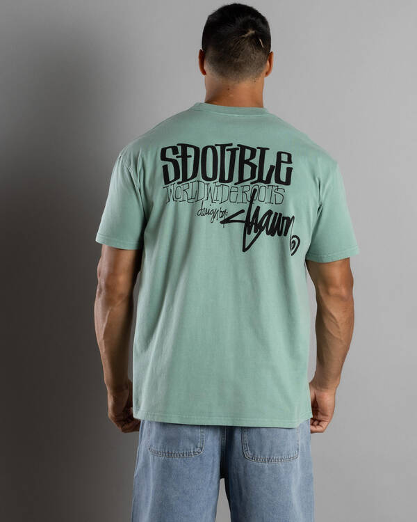 S-Double World Wide Roots T-Shirt for Mens