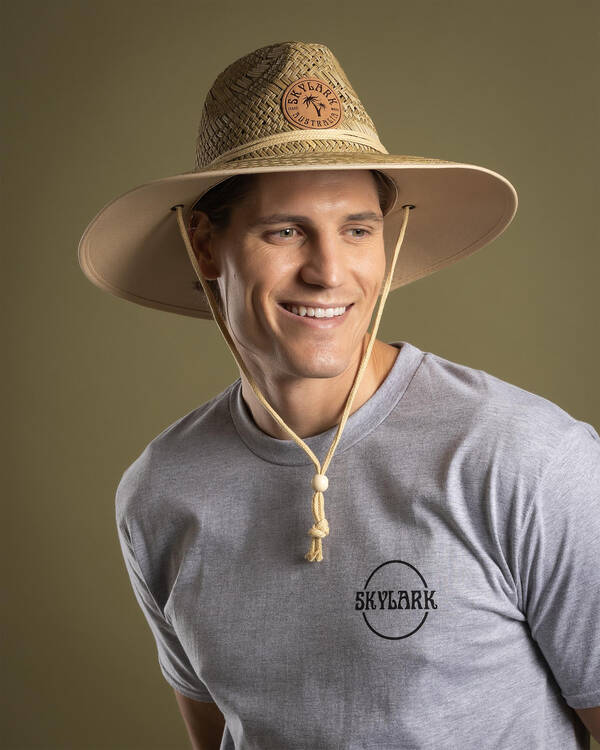 Skylark Attention Straw Hat for Mens