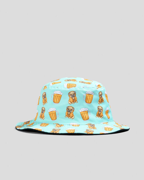 Lucid Smug Pug Bucket Hat for Mens