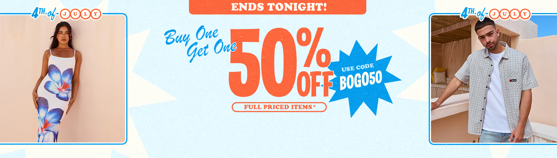 Buy 1 Get 1 50% Off* On Now!