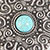 Silver/turquoise