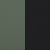 Black W/ G-15 Green