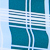 Teal/blue/cream