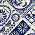 Cream/blue