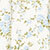 White/blue Floral
