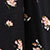 Black/pink Floral