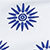 White/indigo