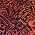 Fluro Red Fade Black