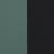 Black/dark Green