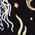 Glow Mermaid Black/pastel Pink