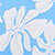Cornflower/white
