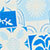 Cream/blue