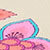 Pink/white
