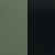 Black/dark Green